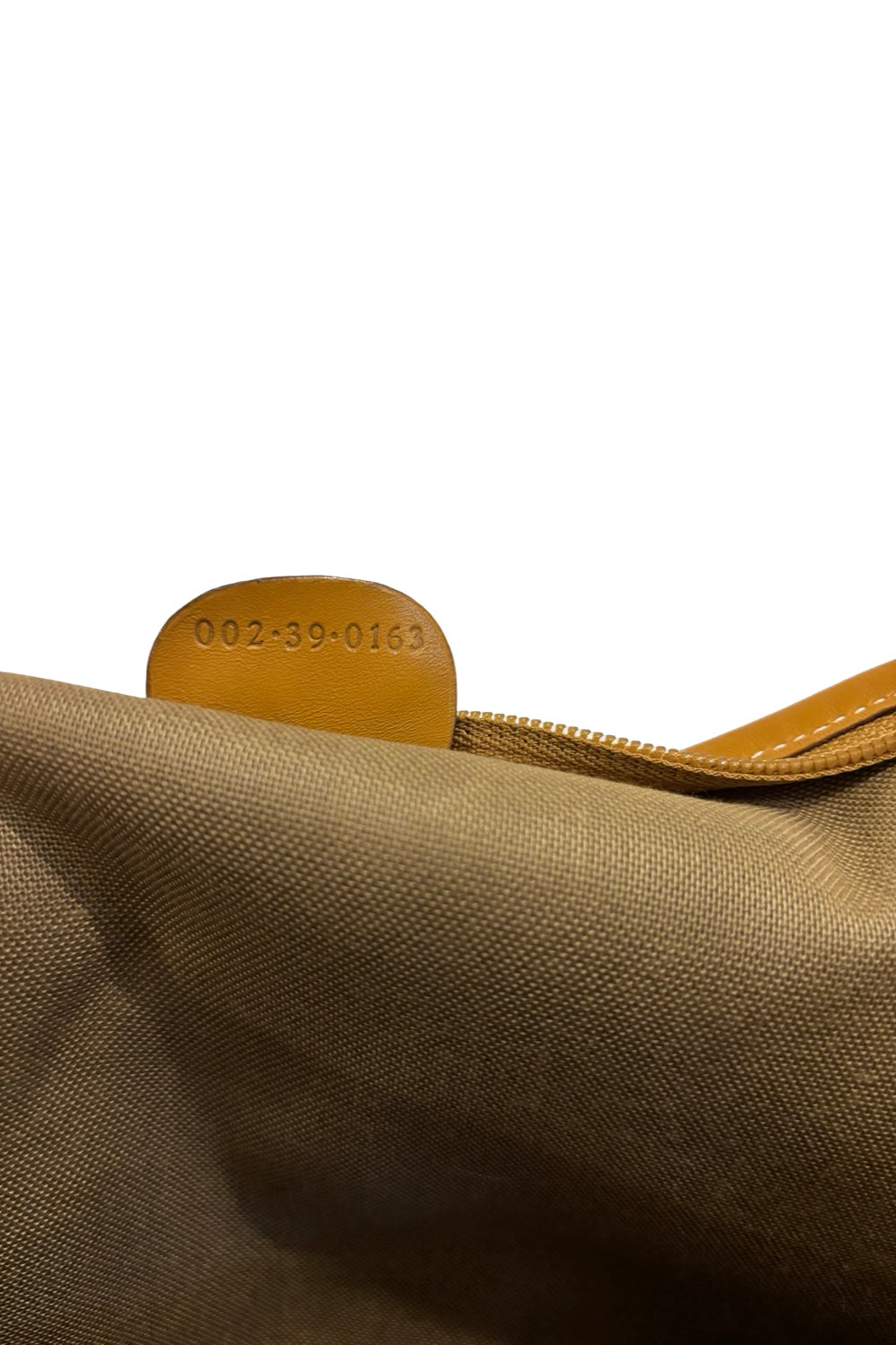 Gucci Vintage Micro GG Supreme Web Sherry Line Brown Beige Canvas & Leather Tote Shoulder Bag