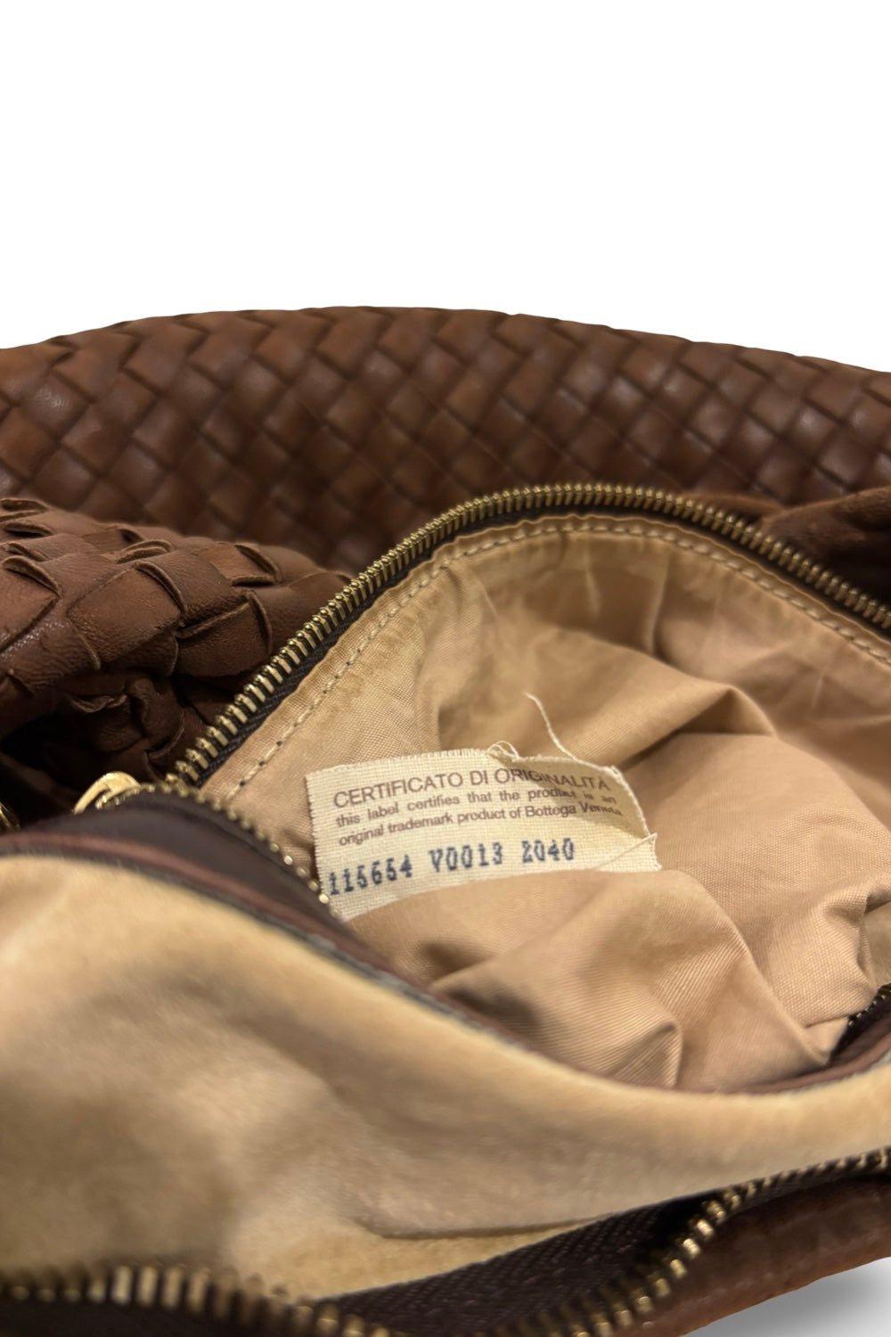Bottega Veneta Brown Large Intrecciato Signature  Weave Nappa Hobo Leather Shoulder Bag
