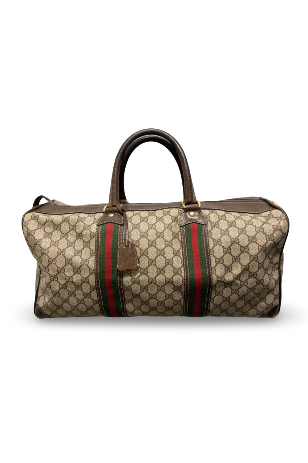 Gucci Sherry Unisex Ophidia Supreme Web Travel Weekender Boston Shoulder Bag
