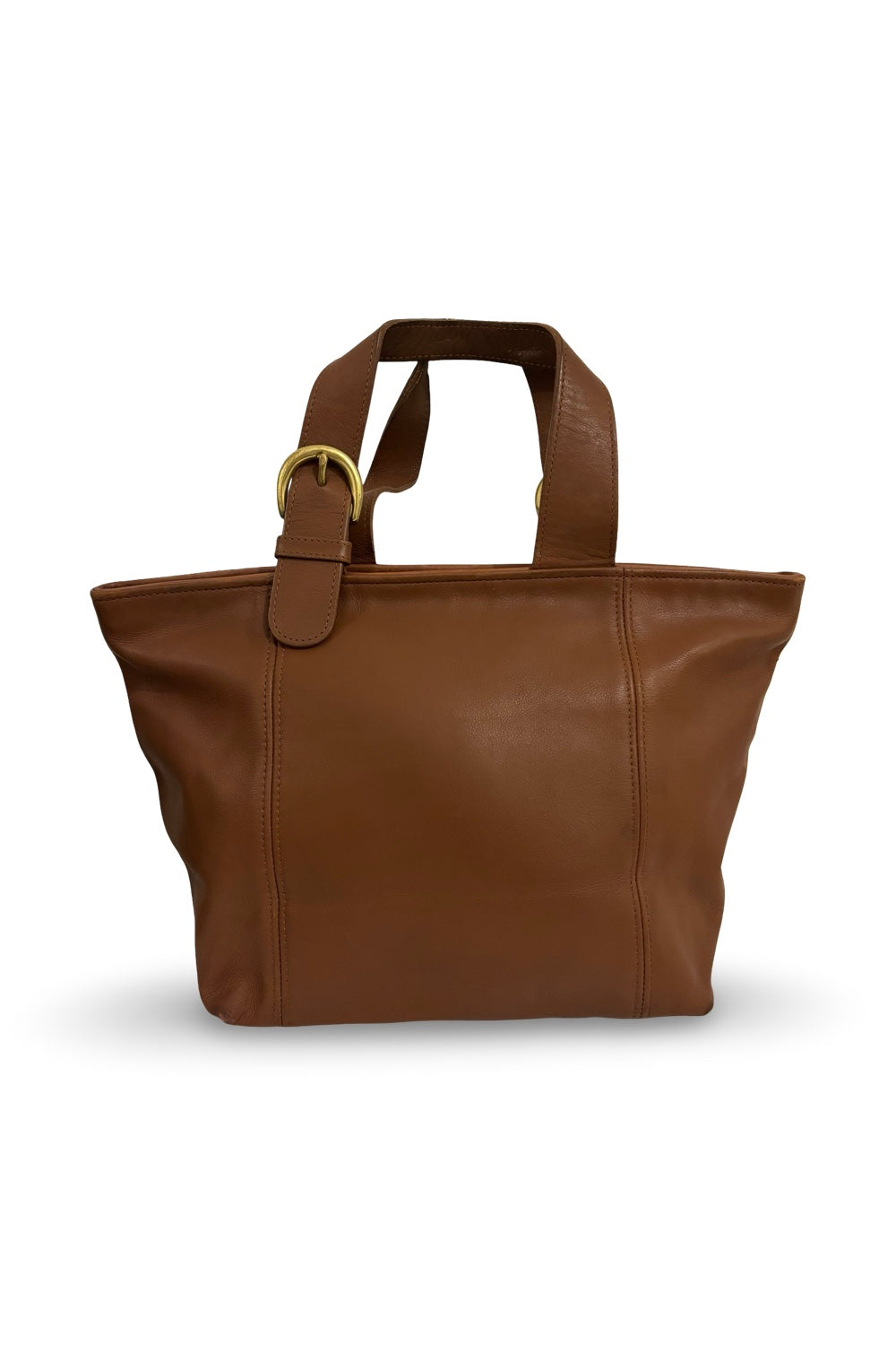 Coach Rare Brown Tan Soft Leather Vintage Waverly 1997 Tote Shoulder Bag