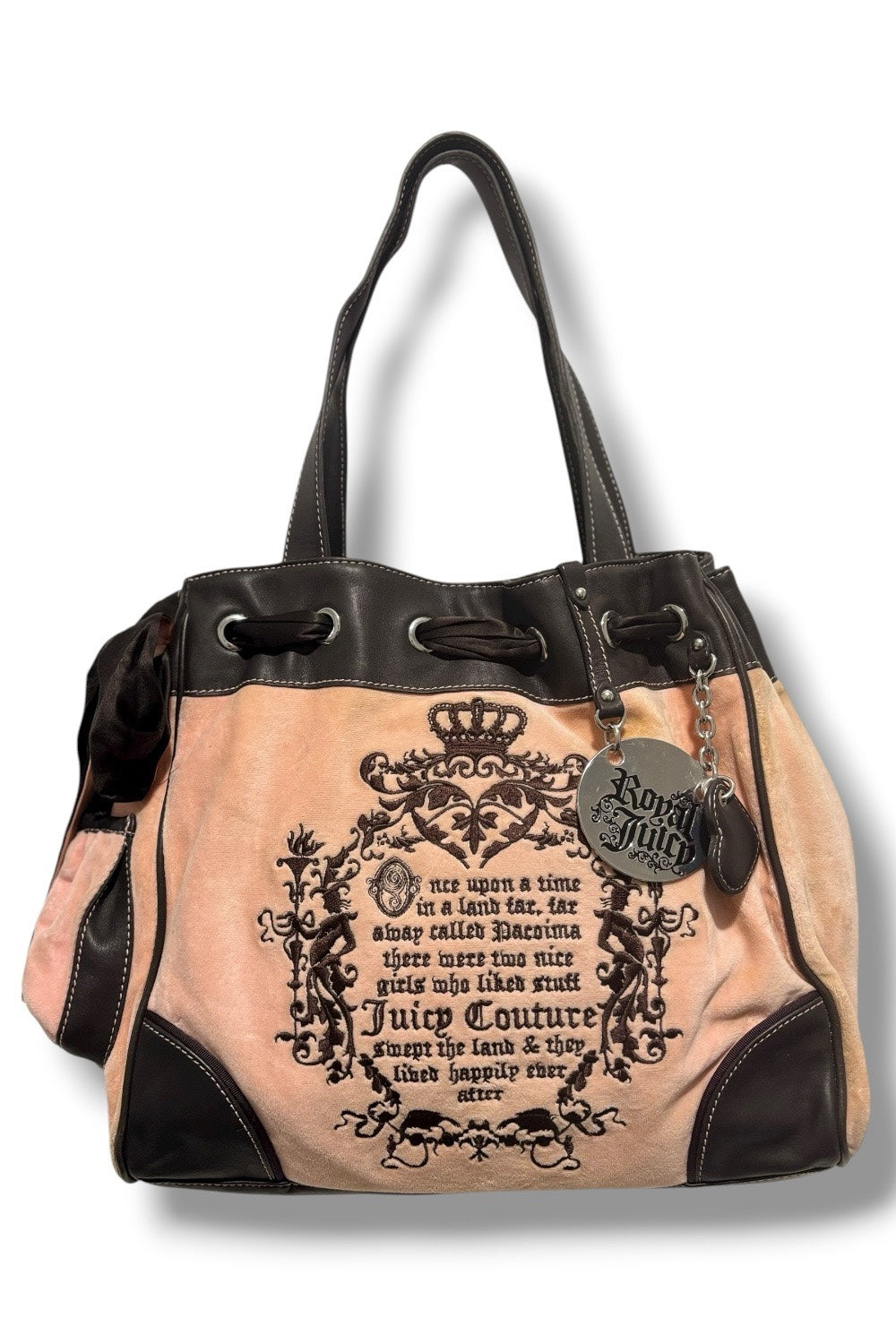 Juicy Couture Pink Fairytale Once Upon A Time Vintage Daydreamer Shoulder Bag