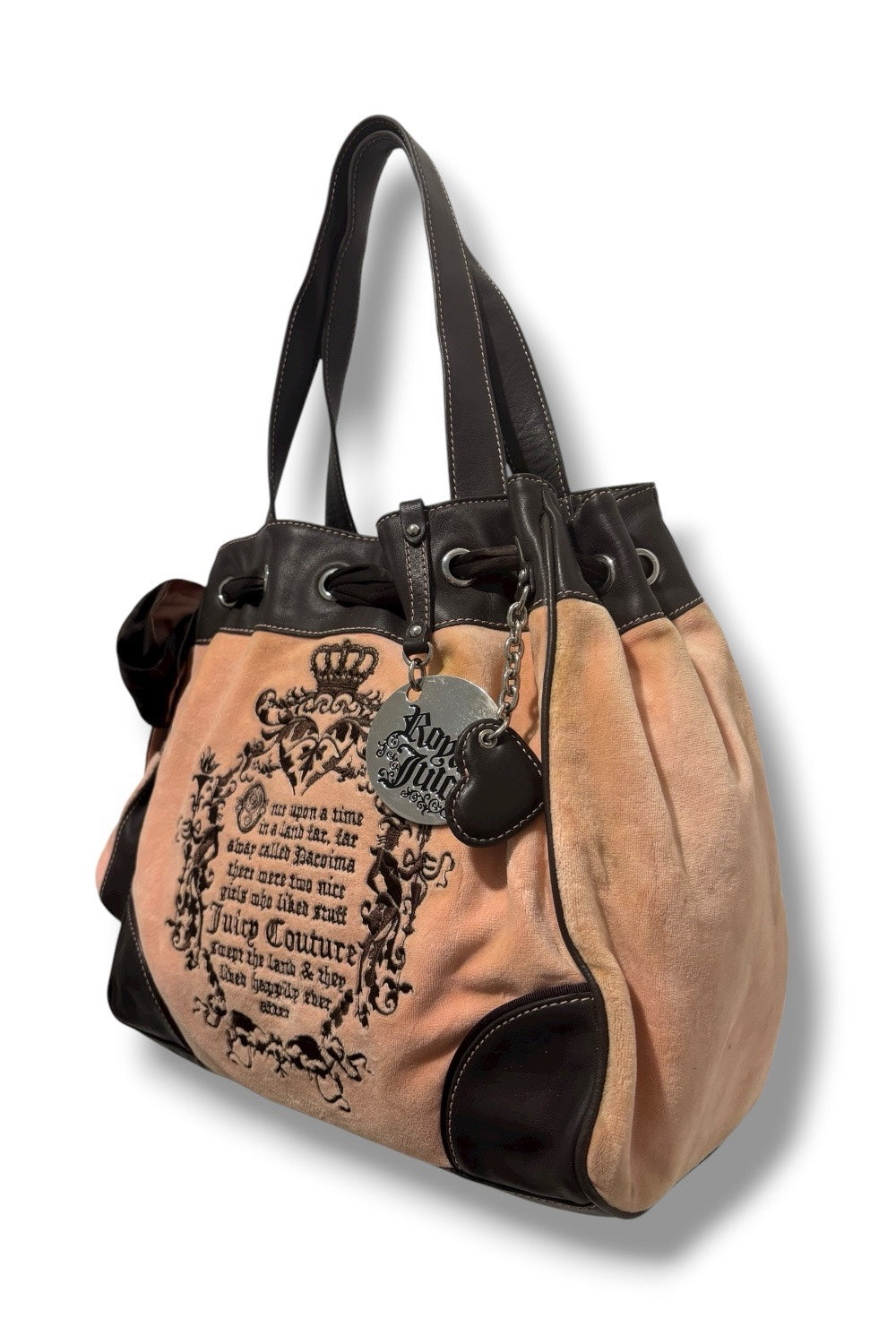 Juicy Couture Pink Fairytale Once Upon A Time Vintage Daydreamer Shoulder Bag