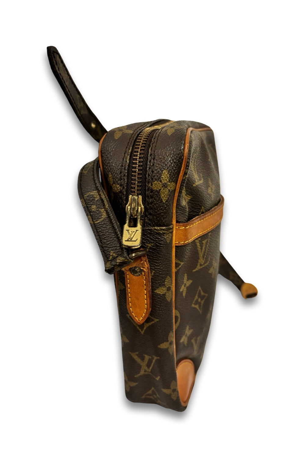 Louis Vuitton Unisex Brown Monogram Danube Canvas & Leather Crossbody / Shoulder Bag