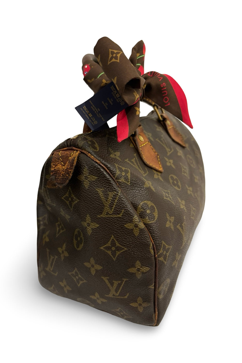 Louis Vuitton Brown Monogram Vintage Speedy 25 Leather Canvas