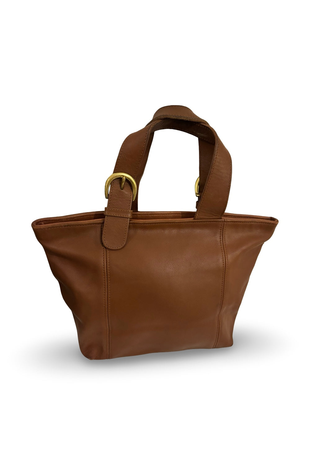 Coach Rare Brown Tan Soft Leather Vintage Waverly 1997 Tote Shoulder Bag
