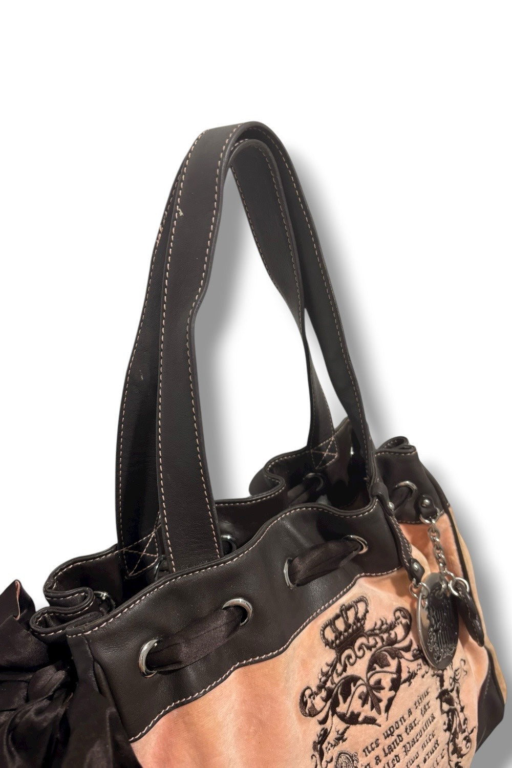 Juicy Couture Pink Fairytale Once Upon A Time Vintage Daydreamer Shoulder Bag