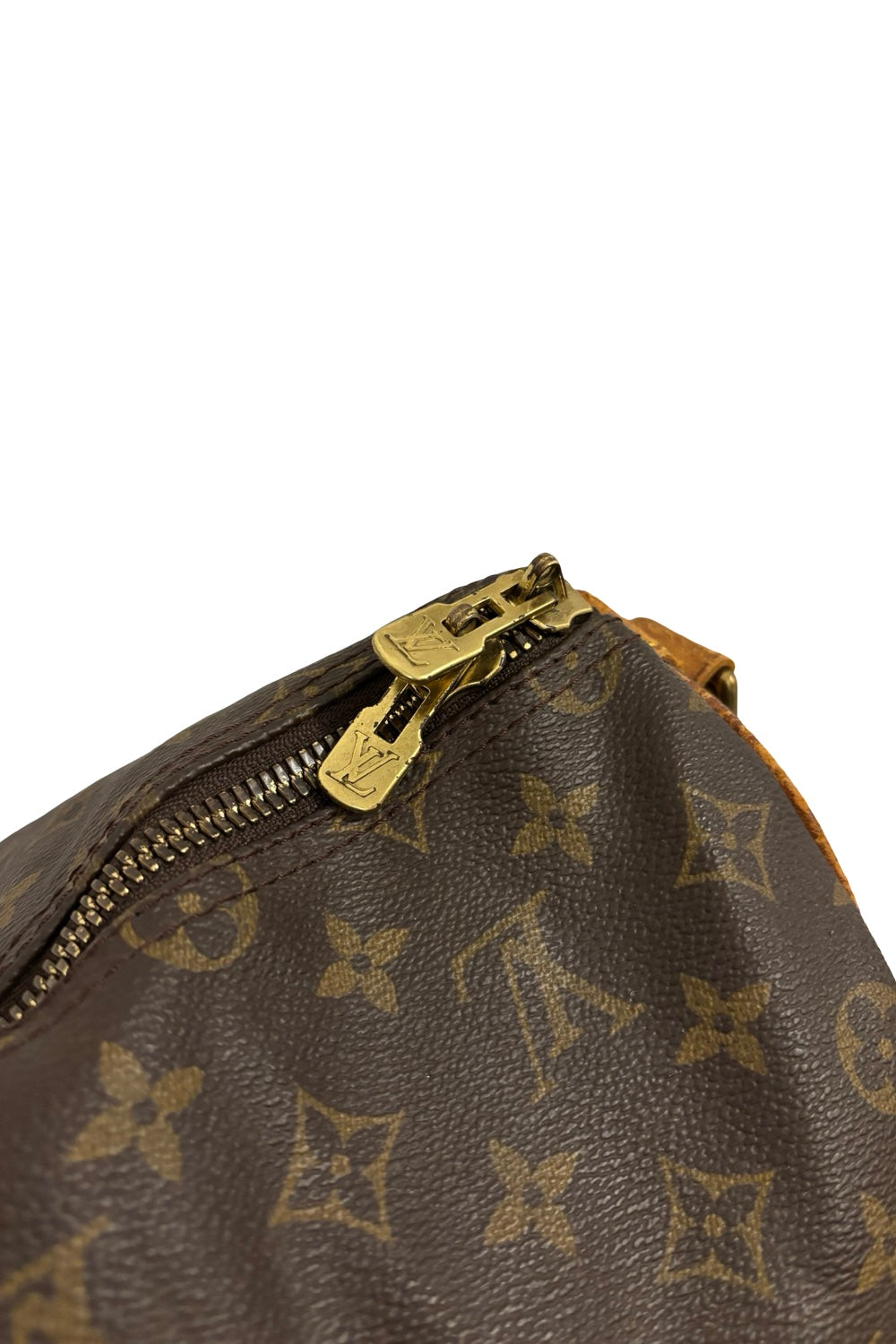 Louis Vuitton Keepall 50 Boston Travel Weekender Brown Monogram LV Leather Bag