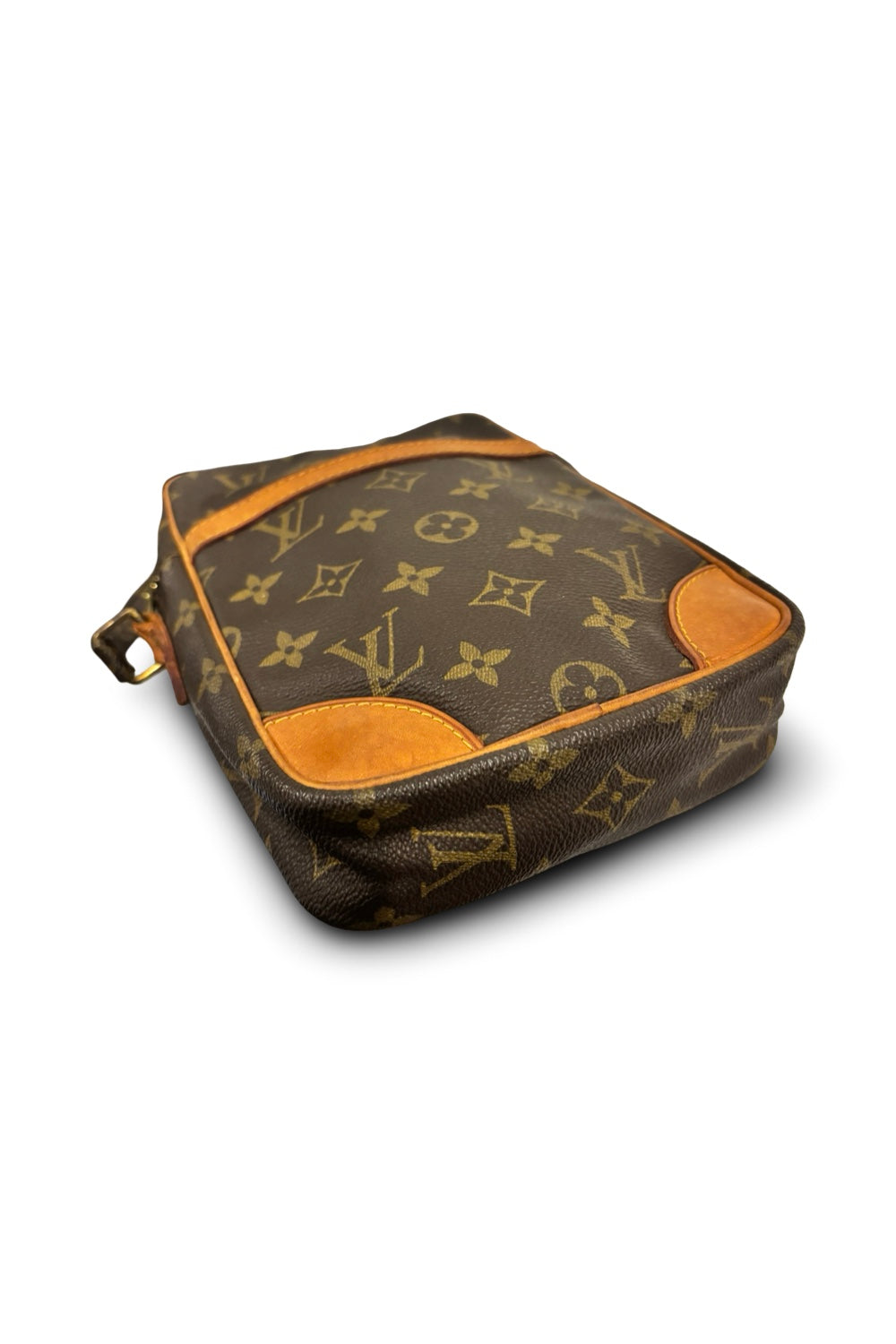 Louis Vuitton Unisex Brown Monogram Danube Canvas & Leather Crossbody / Shoulder Bag