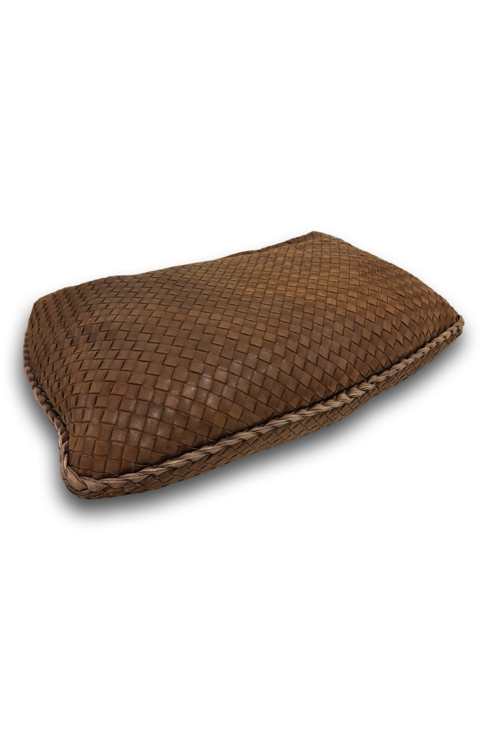 Bottega Veneta Brown Large Intrecciato Signature  Weave Nappa Hobo Leather Shoulder Bag