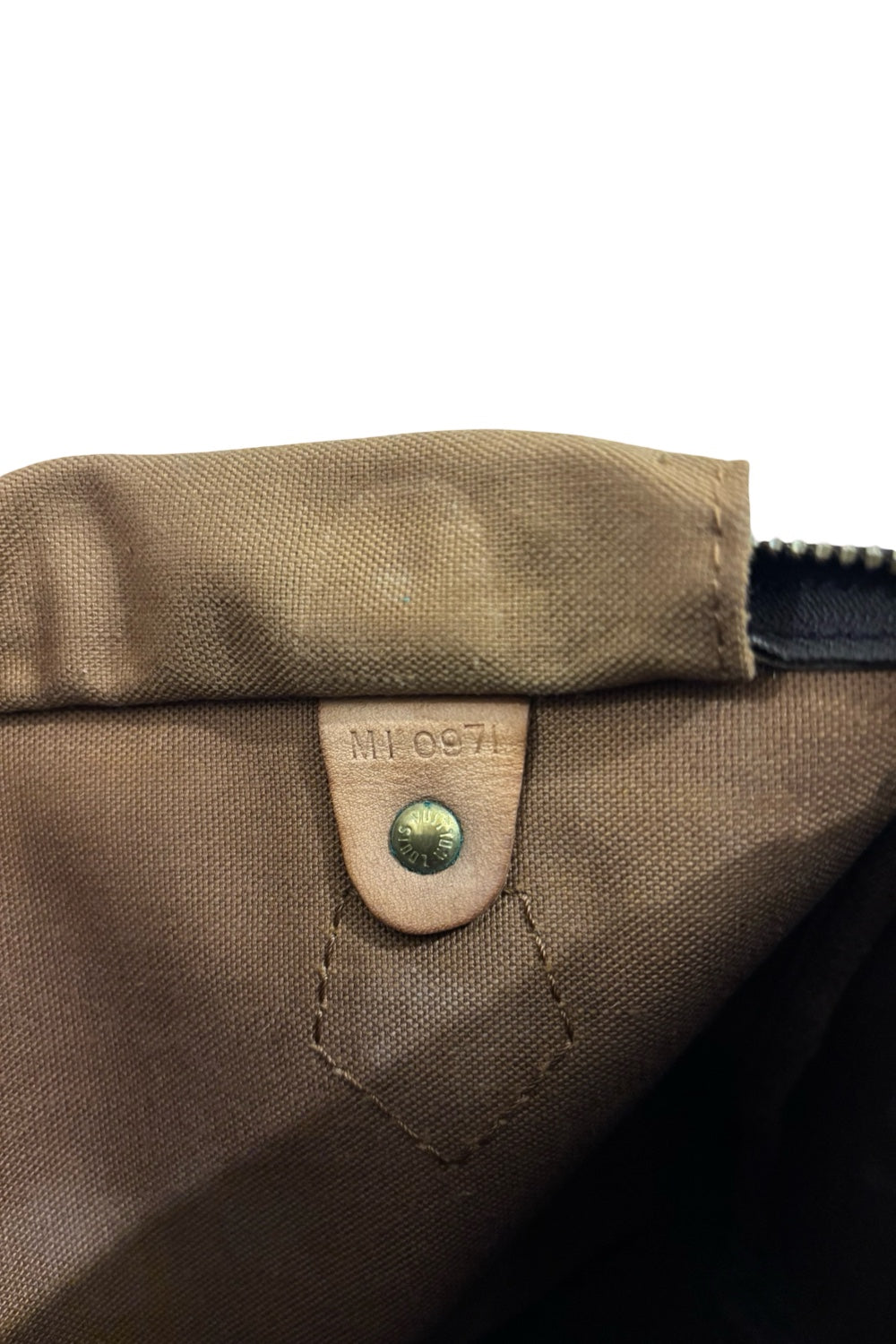 Louis Vuitton Brown Monogram Vintage Speedy 25 Leather Canvas