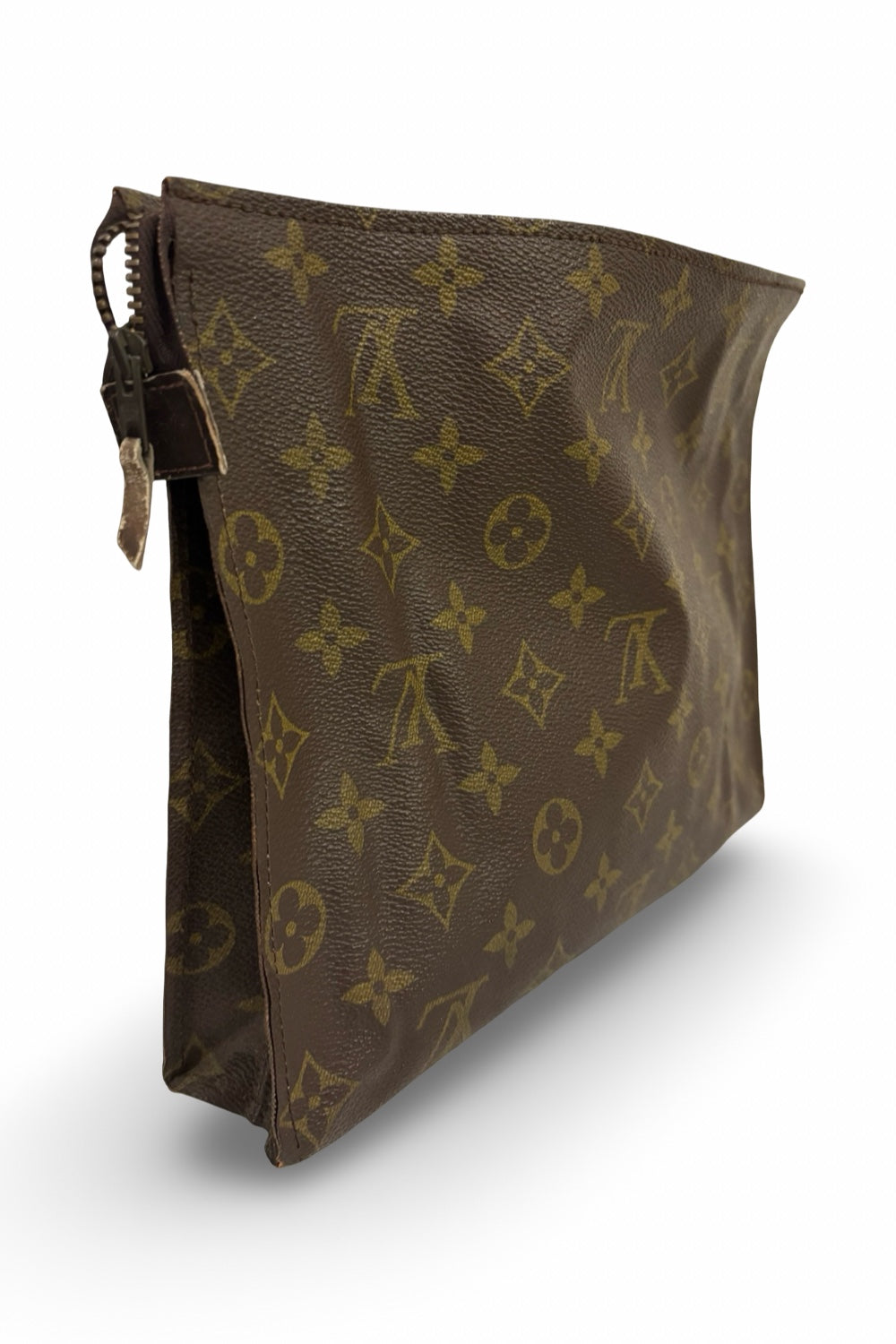 Louis Vuitton Brown Toiletry Vanity Pouch 26 Monogram Canvas & Leather