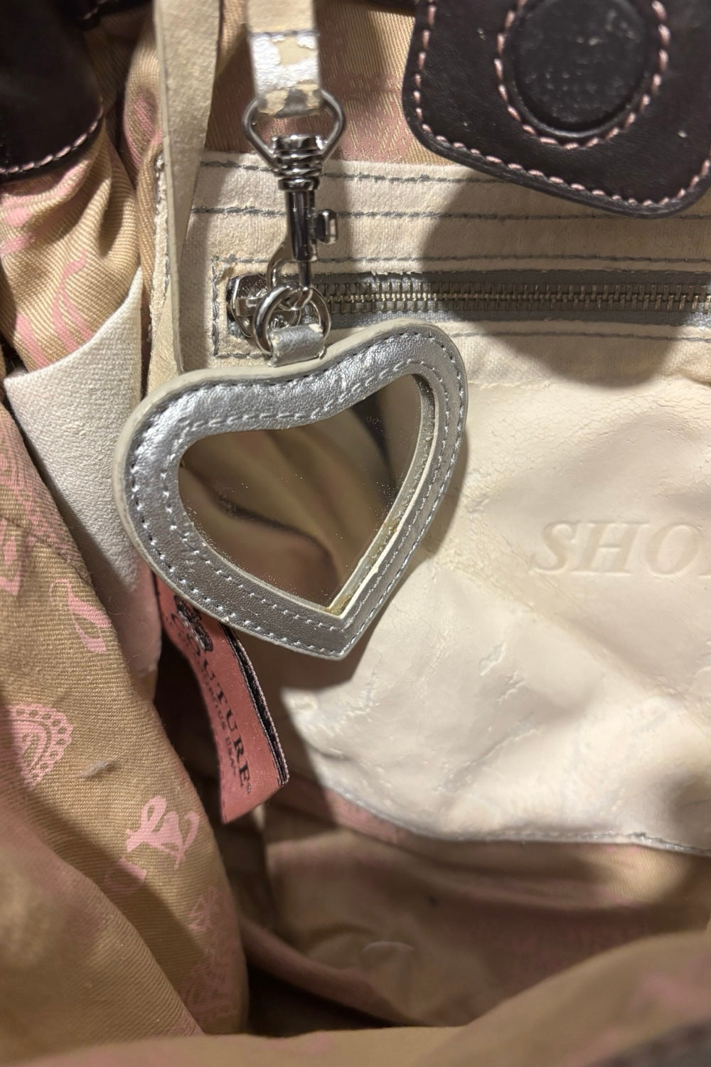 Juicy Couture Pink Fairytale Once Upon A Time Vintage Daydreamer Shoulder Bag