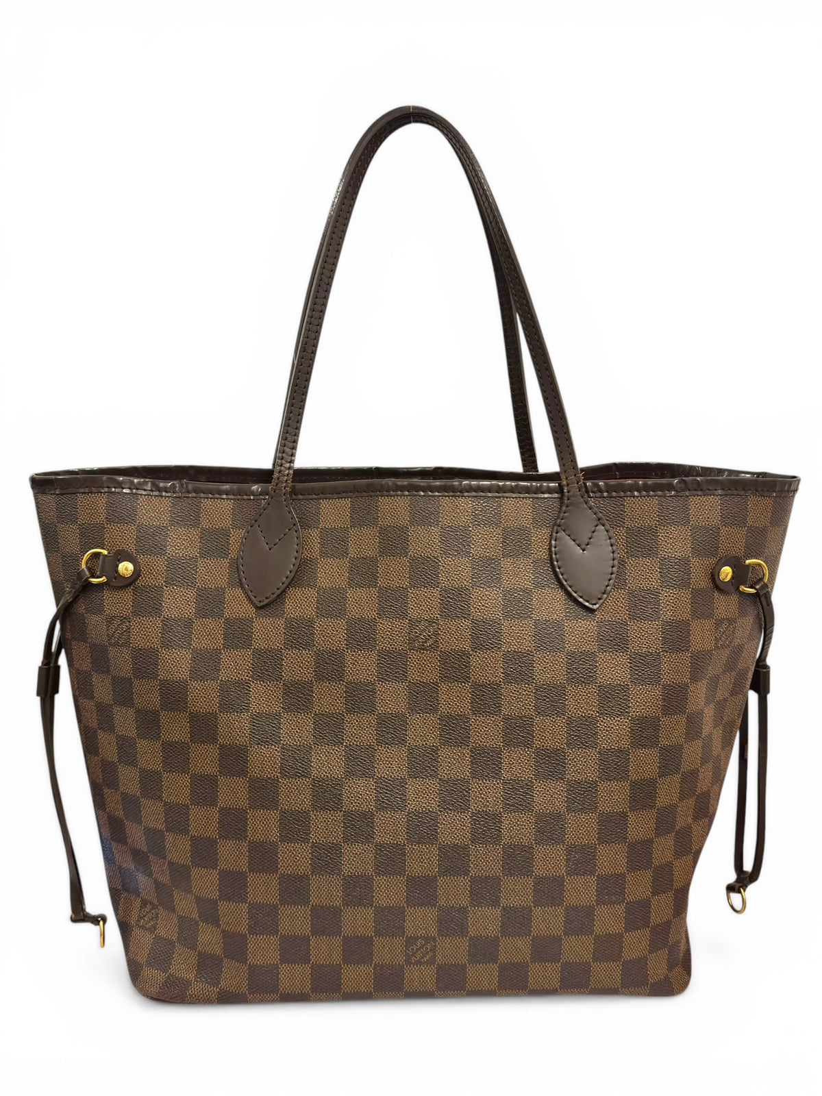 Louis Vuitton Neverfull Brown Damier Ebene MM
Cherry Red Tote Shoulder Bag