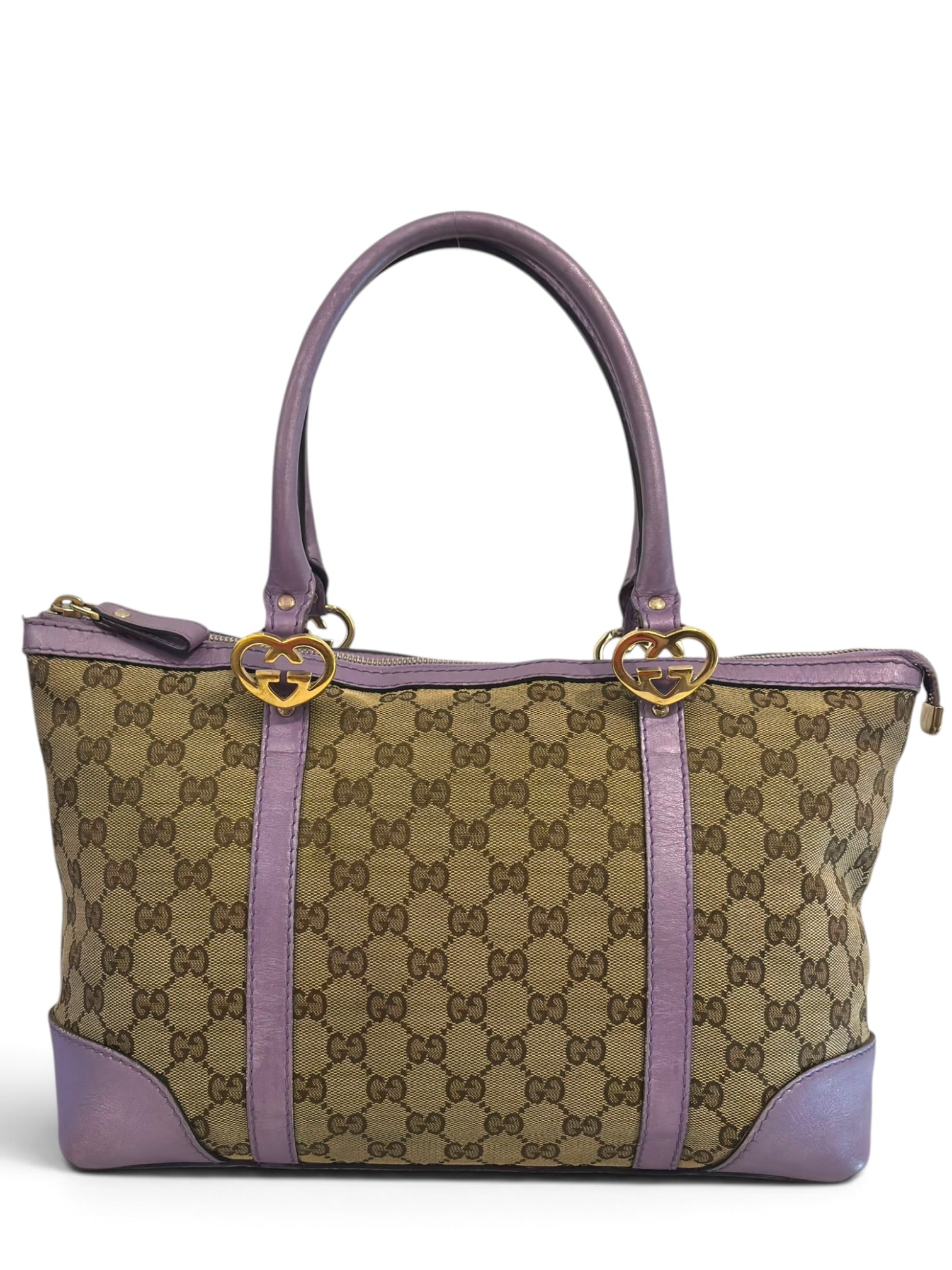 Vintage Gucci Lovey Lovely Heart Bag Back View